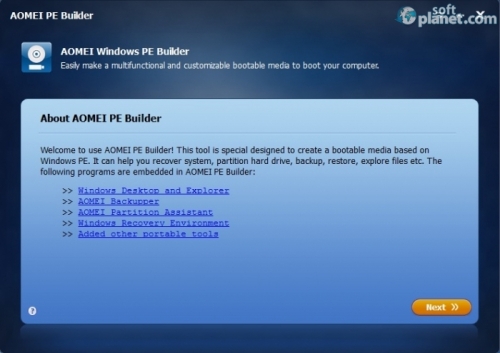 AOMEI PE Builder 1.2 AOMEI PE Builder 1.2