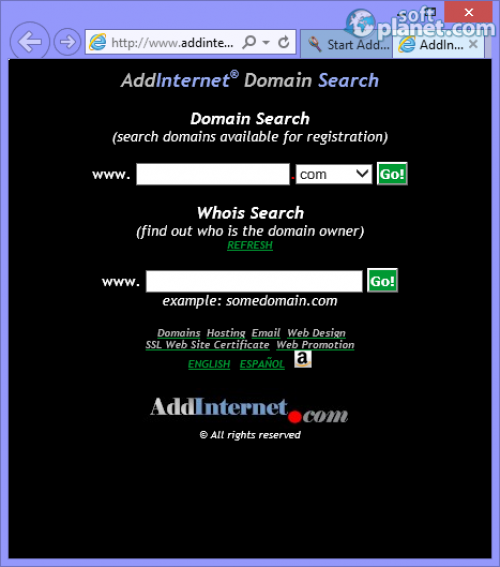 AddInternet Domain Search 4.6.5 AddInternet Domain Search 4.6.5