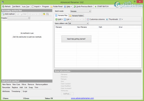Advanced Renamer 3.65 Advanced Renamer 3.65