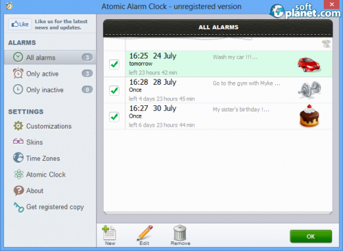 Atomic Alarm Clock 6.20 Atomic Alarm Clock 6.20