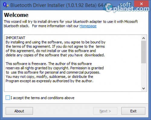 Bluetooth Driver Installer 1.0.0.92 Bluetooth Driver Installer 1.0.0.92