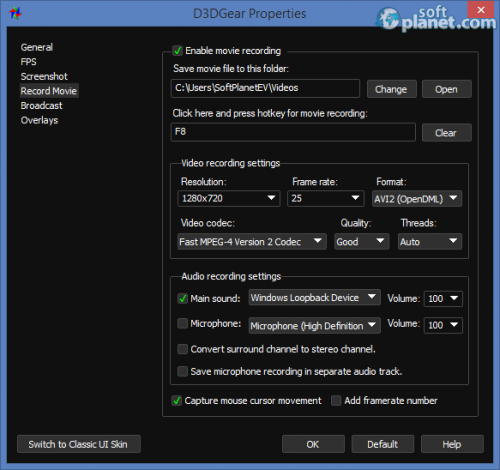 D3DGear 4.69 D3DGear 4.69