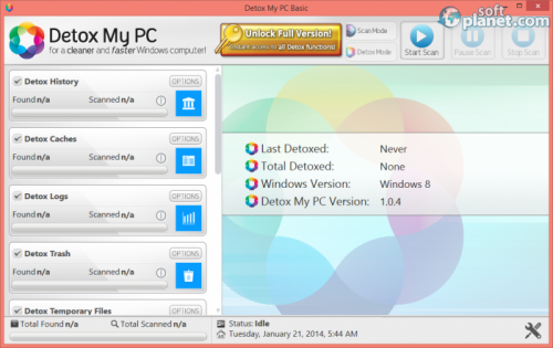 Detox My PC Basic 1.0.4 Detox My PC Basic 1.0.4