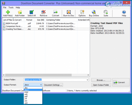 Doxillion Document Converter 2.34 Doxillion Document Converter 2.34