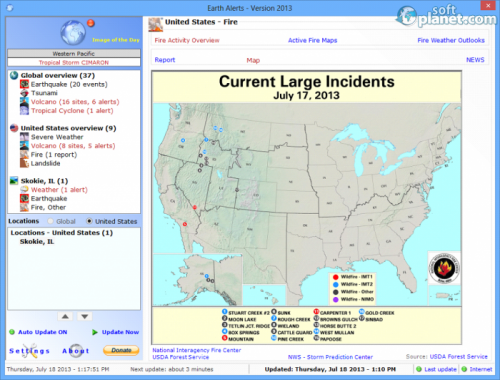 Earth Alerts 2014.1.60 Earth Alerts 2014.1.60