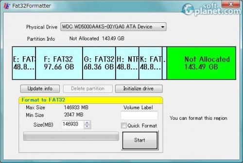 Fat32Formatter 1.1 Fat32Formatter 1.1