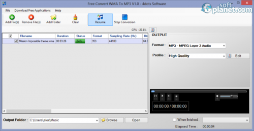 Free Convert WMA To MP3 1.1 Free Convert WMA To MP3 1.1