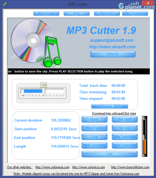 MP3 Cutter 1.9 MP3 Cutter 1.9
