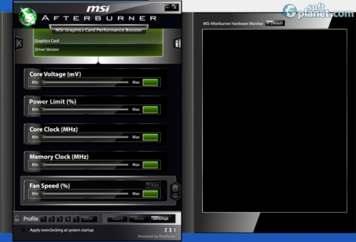 MSI Afterburner 4.1.0 MSI Afterburner 4.1.0