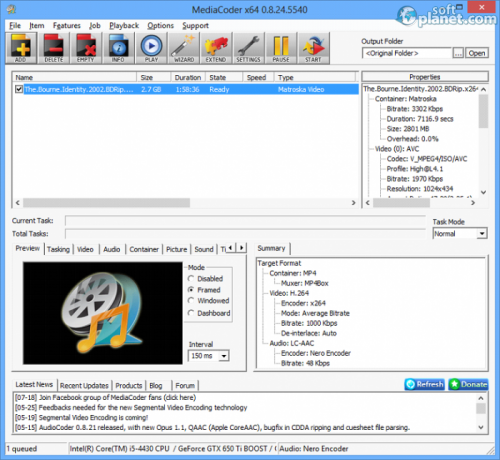 MediaCoder 0.8.41.5816 MediaCoder 0.8.41.5816
