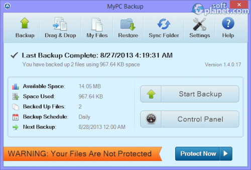 MyPC Backup 1.4.0.17 MyPC Backup 1.4.0.17