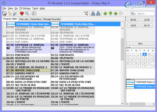 Portable TV-Browser 3.3.3 Portable TV-Browser 3.3.3