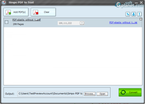 Simpo PDF to Text 2.3.1 Simpo PDF to Text 2.3.1