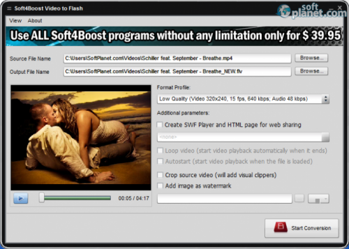 Soft4Boost Video to Flash 3.4.5.251 Soft4Boost Video to Flash 3.4.5.251