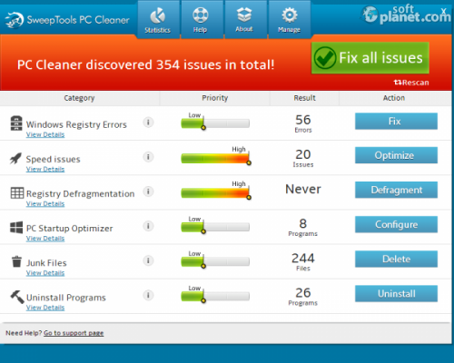 SweepTools PC Cleaner 1.14 SweepTools PC Cleaner 1.14
