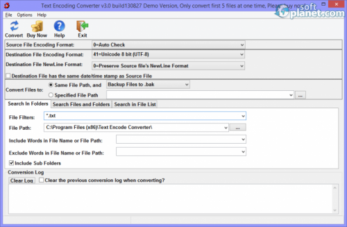 Text Encoding Converter 3.0 Text Encoding Converter 3.0