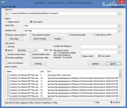 grepWin 1.6.3.546 grepWin 1.6.3.546
