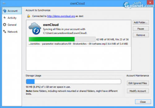 ownCloud 1.8.0.4847 ownCloud 1.8.0.4847